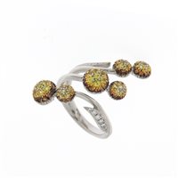 Anello Fanton Gioielli Donna ANELLI DIAMANTI in Oro bianco Zaffiro 1.48 Ct MR0111398 - MR0111398